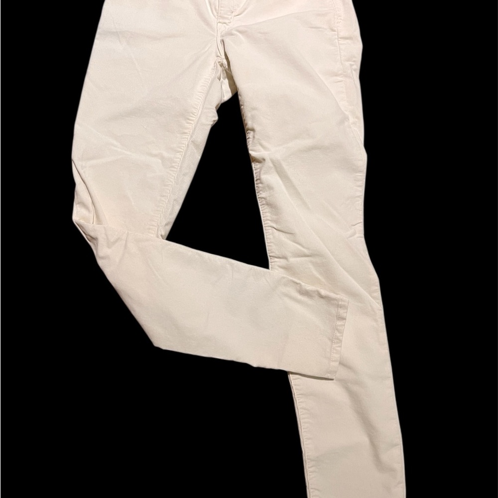 Cream Slim Fit Light Corduroy  Pants- GAP